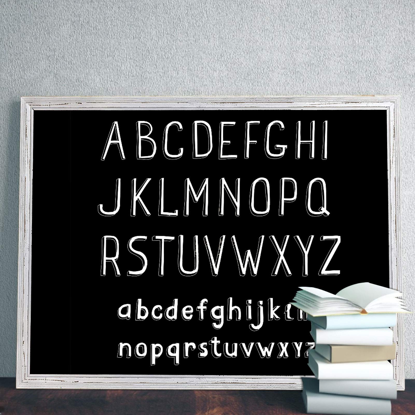 Amazon | 黒板 48 x 36インチ ブラックボード 非磁性